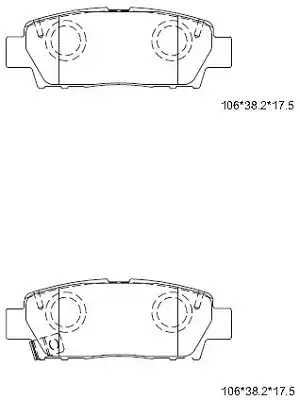 колодки дисковые \TOYOTA KD2702 ASIMCO