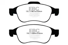 Тормозные колодки дисковые EBC DP22023