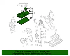 Прокладка клапанной крышки VAG 038103469AF