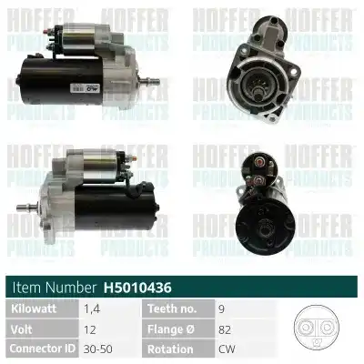 Стартер HOFFER H5010436