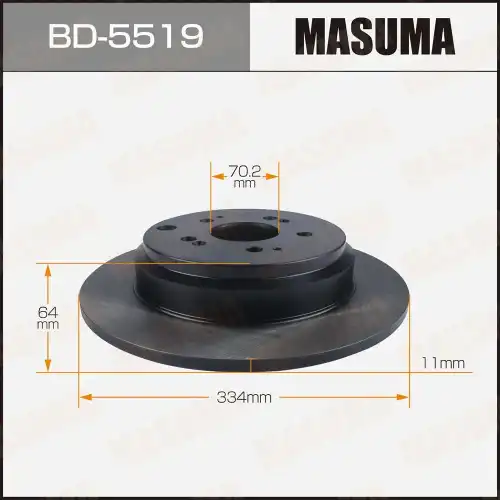 Тормозной диск MASUMA BD-5519