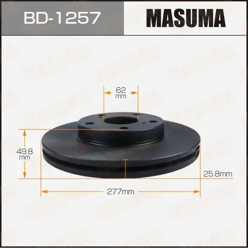 Тормозной диск MASUMA BD1257