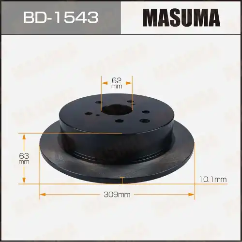 Тормозной диск MASUMA BD1543
