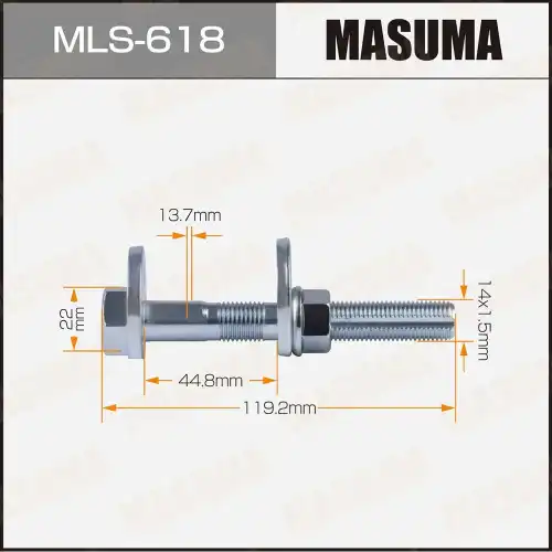 Болт эксцентрик 'MASUMA' MLS-618 (комплект) TOYOTA