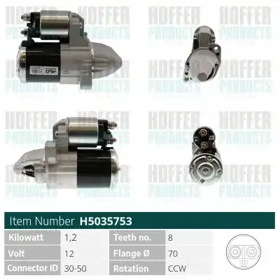 Стартер HOFFER H5035753