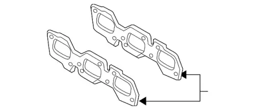 Прокладка коллектора MAZDA AJ79-13-4M0