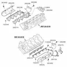 Прокладка коллектора KIA 285213C100