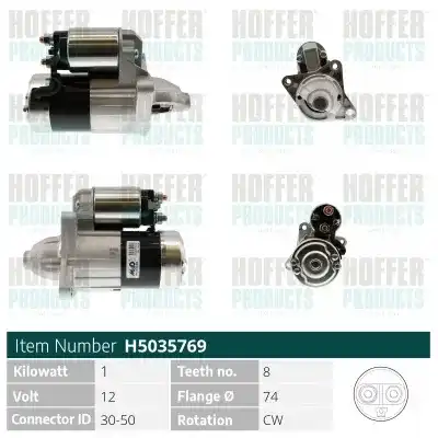 Стартер HOFFER H5035769