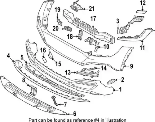 MOULD(L),FRONT 86672CV000 MOBIS