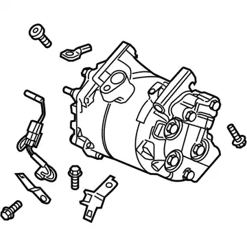 Компрессор, кондиционер 388105LAA01 ACURA