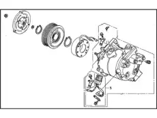 Компрессор, кондиционер 38810RWCA03 ACURA