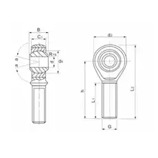 Шарнирный наконечник POS12ECL TECHNIX