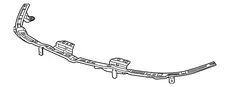 SUPPORT,FRT BPR FASCIA CTR(INCLS 2,4-7) 26219351 BUICK