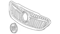 GRILLE,FRT(INCLS 1) 23461446 BUICK