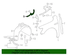 SEAL,F/FDR RR AIR INL 26685546 BUICK
