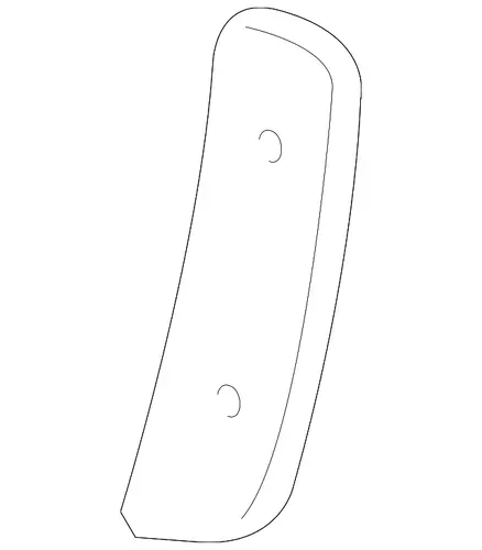 EXTENSION,FRT W/H PNL(W/O REINFORCEMENT, BRACKET, NUT, OR STUD) 90922670 BUICK