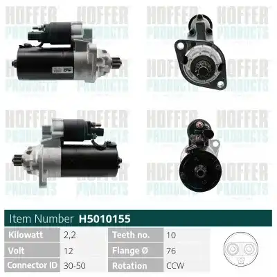 Стартер HOFFER H5010155G