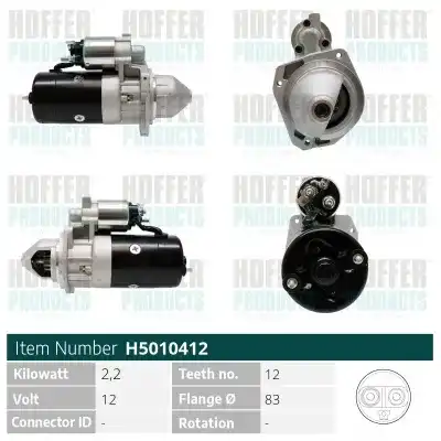 Стартер HOFFER H5010412