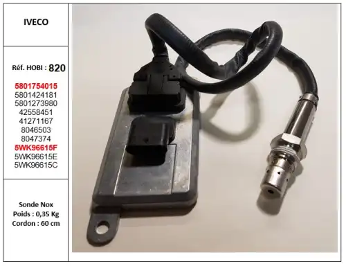 датчик NOX 820 HOBI