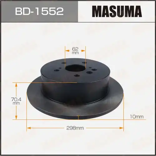 Тормозной диск MASUMA BD-1552