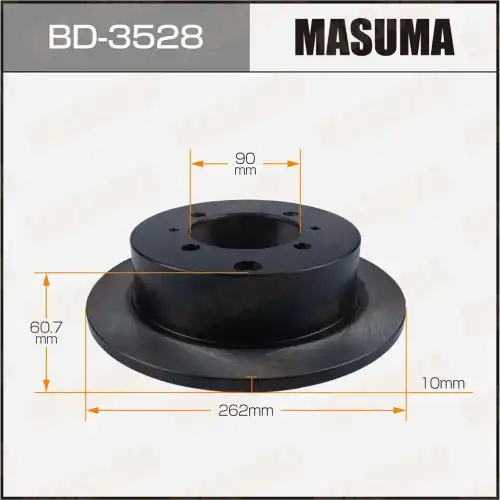 Тормозной диск MASUMA BD-3528