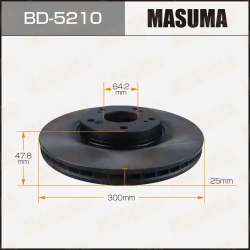 Тормозной диск MASUMA BD-5210