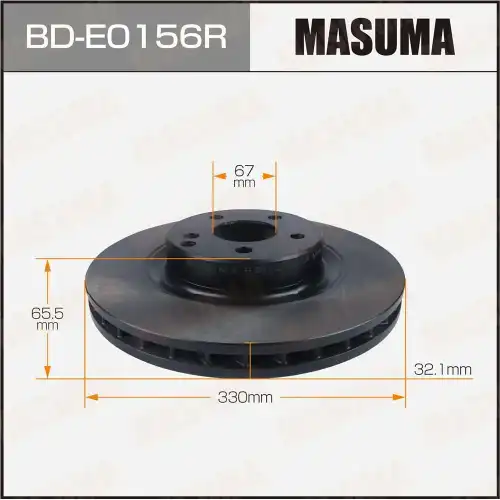 Тормозной диск MASUMA BD-E0156R
