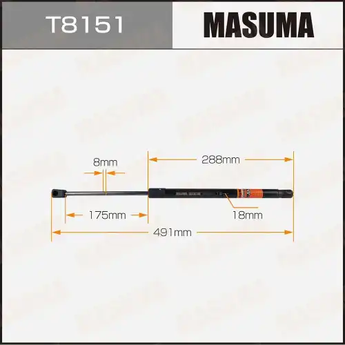 Амортизатор (упор) багажника MASUMA T8151