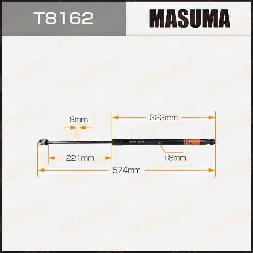 Амортизатор (упор) багажника MASUMA T8162