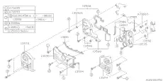 Прокладка 13583AA080 SUBARU