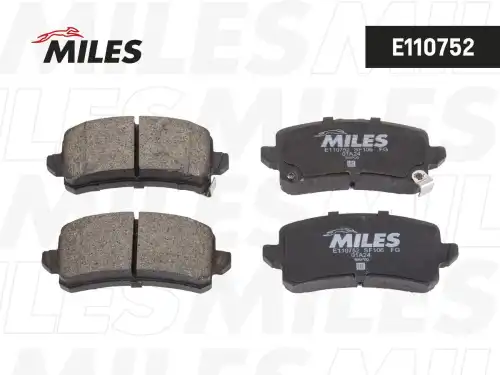 Тормозные колодки дисковые MILES E110752