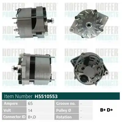 Генератор HOFFER H5510553
