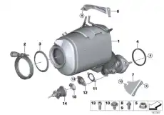 Прокладка глушителя BMW 18 30 7 793 678
