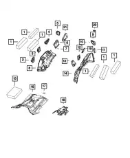 глушитель 68596206AA CHRYSLER