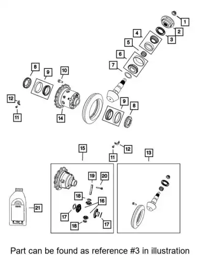 сальник 68676456AA CHRYSLER