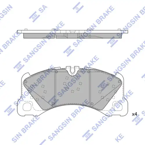 Тормозные колодки дисковые HI-Q SP4067