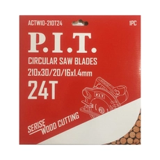 Диск пильный P.I.T. 210x30/20/16x1,4 мм 24T ACTW10-210T24