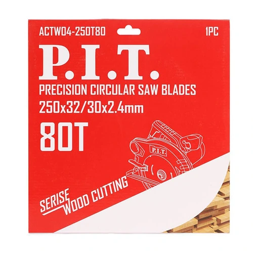 Диск пильный P.I.T. 250x32/30x2,4 мм 80T ACTW04-250T80