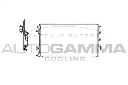 Конденсатор, кондиционер 101743 AUTOGAMMA