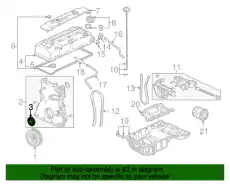 Уплотняющее кольцо, коленчатый вал 91214-PCX-003 HONDA