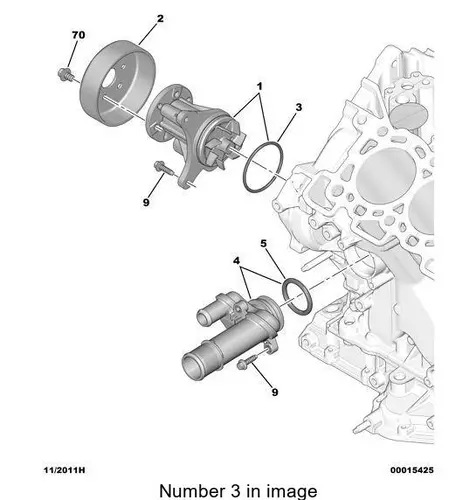 Прокладка коллектора PSA 1206 E5