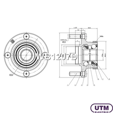 Ступица UTM WB1207D
