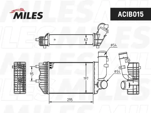 Интеркулер MILES ACIB015
