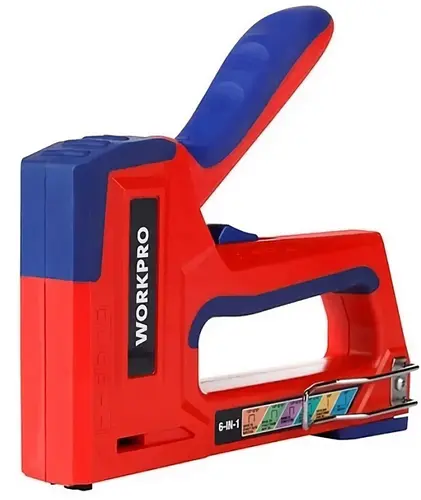 Скобозабивной пистолет 6-в-1 WP223002 WORKPRO