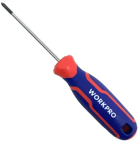 Отвёртка phillips cr-v 2к ph1x75 мм WP221026 WORKPRO
