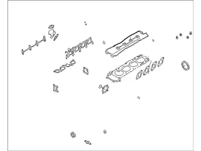 Комплект прокладок, двигатель 101014M726 NISSAN