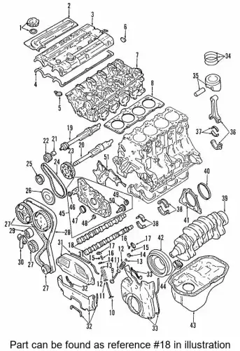 Распредвал MITSUBISHI MD190853