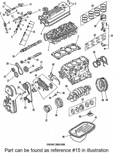 Распредвал MITSUBISHI MD338231