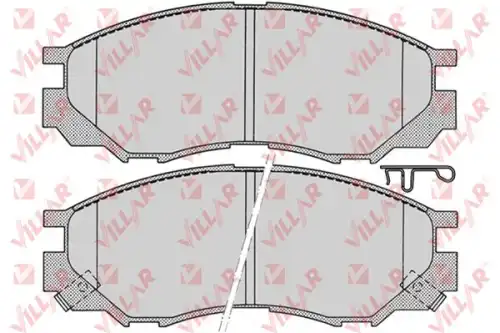 колодки дисковые торм. перед. Mits 626.0686 VILLAR