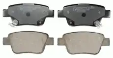 Тормозные колодки дисковые задняя ось DENCKERMANN B110895